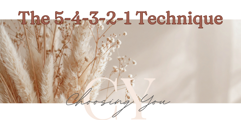 Blog banner titled "54321 technique".